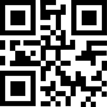 qr código icono. acceso a información utilizando un teléfono inteligente o otro exploración dispositivo. disponibilidad de un legible enlace o datos. advertencia símbolo. calificación en un paquete. señales en un caja. matriz código. vector
