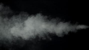 Swirling smoke on a dark background video