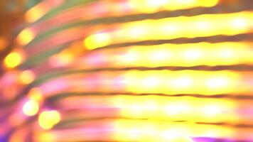 resumen vistoso borroso antecedentes con ondulado líneas y bokeh luces video