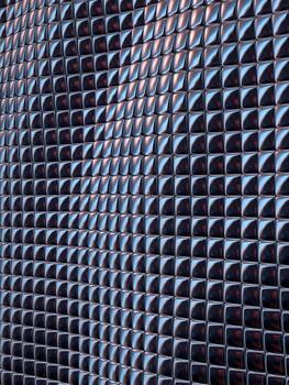 Elegant pearlescent reflective cube field, premium abstract unique exclusive background illustration for elite design geometric compositions photo