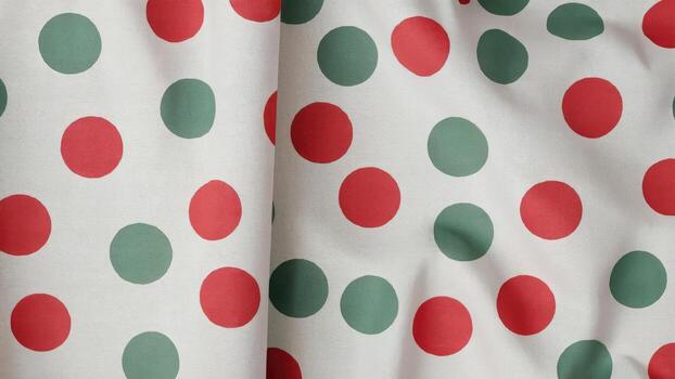 Charming polka dot pattern adds festive cheer and playful elegance to any design project photo