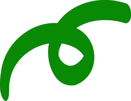 verde vino rizo elemento vector