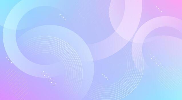 Soft pastel gradient background in blue and purple circular tones with smooth minimal style ideal vector
