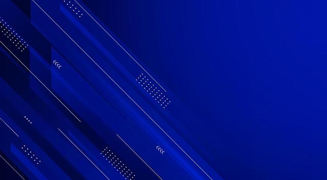 Dark blue futuristic background with sharp glowing lines and gradient light effects giving a high-tech elegant atmosphere vector