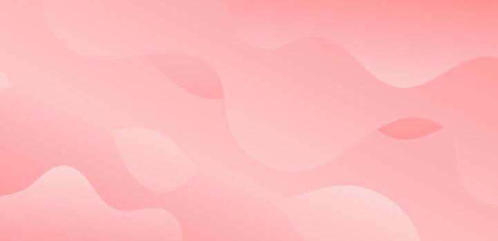 Minimal peach gradient background with abstract flowing shapes and soft light vector