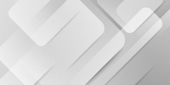 Modern gray abstract background with geometric square shapes and soft gradient layers creating an elegant minimal composition vector