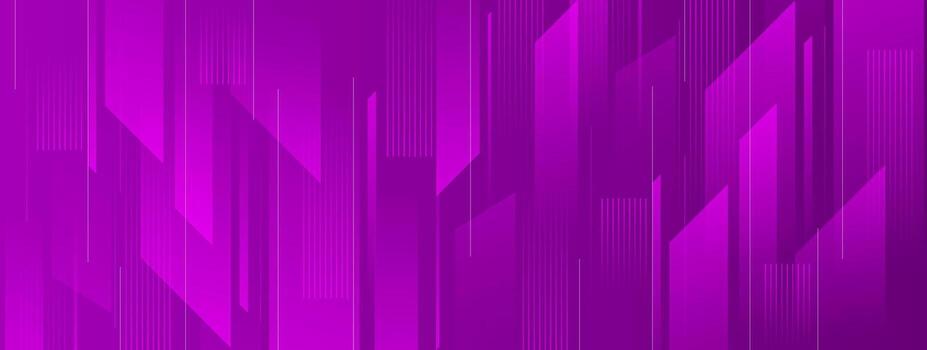 Abstract purple geometric background with layered shapes and gradient light vector