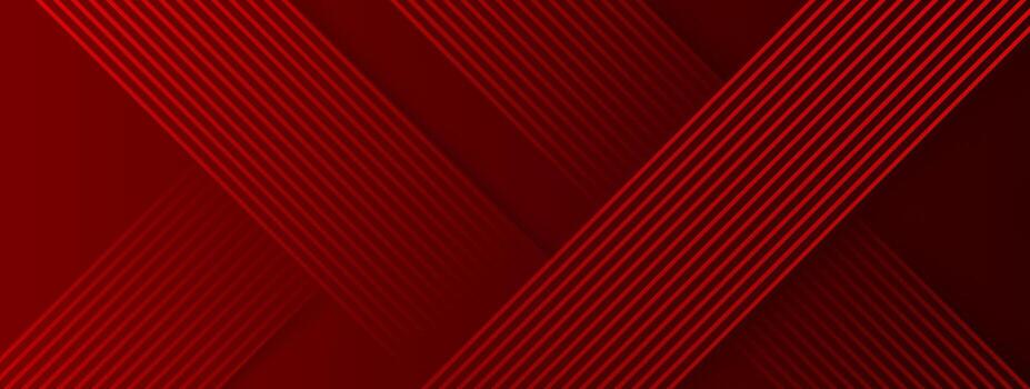 Elegant red abstract background with diagonal lines and smooth gradient creating a dynamic and modern look. vector