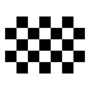 Checkered pattern creates a visually striking surface with alternating black and white squares, evoking a sense of order and contrast in a modern style. vector