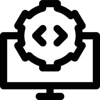 Software Engineering, Programming, Engineering Outline Icon vector