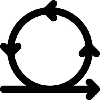 Agile, Iterative, Development Outline Icon vector