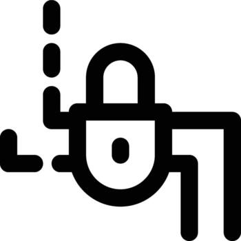 Encode, Codes, Encryption Outline Icon vector