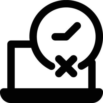 Runtime Error, Error, Runtimes Outline Icon vector