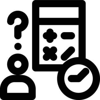 Estimation, Estimate, Calculation Outline Icon vector