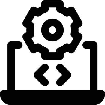 Software Engineering, Software Development, Programming Outline Icon vector