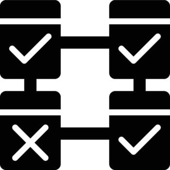 Unit Testing, Testing, Information Technology Glyph Solid Icon vector