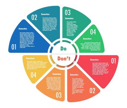 hacer no circulo gráfico infografía modelo de moda estilo para lógica análisis. venn diagrama vector