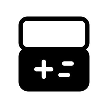 A solid symbol of a game gamepad or controller. vector