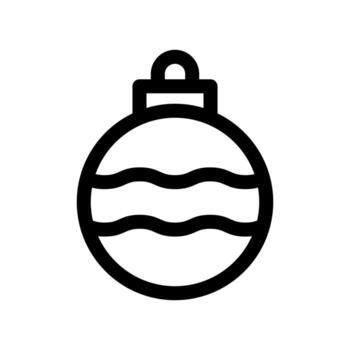 Line style icon of a small decorative light string. vector