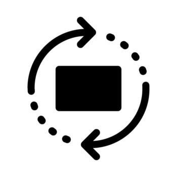 A simple filled icon showing an envelope with an outgoing arrow, symbolizing email send functionality. vector