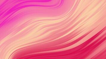 resumen fluido rosado y melocotón fluido olas creando un dinámica y elegante mármol antecedentes con un suave soñador y romántico sensación video