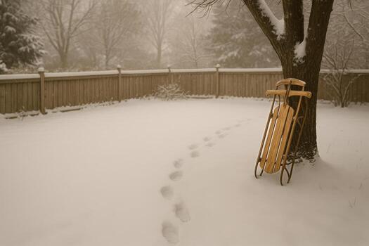 A snow covered tree photo