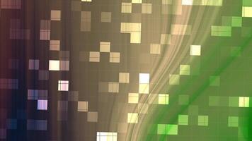 mezzanotte giardino astratto pixelated sfondo animazione con vivace colori e dinamico leggero effetti per moderno progetti video