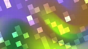 en färgrik abstrakt bakgrund med kvadrater och trianglar video