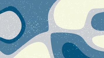 Calm Ocean Flows Abstract animation of organic shapes moving seamlessly with snow effect, creating a calm and modern background video