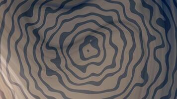 bronzo in profondità blu distorto concentrico cerchi creare un' affascinante, ondulato modello con un' impercettibile, fluente movimento effetto video