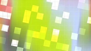 abstrakt bakgrund med kvadrater och kvadrater i annorlunda färger video