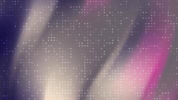CelestialGlow Elegant purple abstract background with shimmering dot patterns and smooth, flowing light gradients animation video