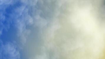 Gilded Sapphire Abstract blue and white cloudscape animation with dreamy movement and soft light creating a serene atmosphere video