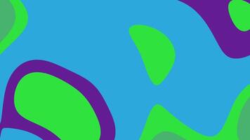 abstracts flytande färgrik abstrakt bakgrund animering med slät former och vibrerande färger skapar dynamisk visuell effekt video