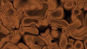 djärv grundad abstrakt brun bakgrund terar en vätska, organisk textur med subtil, skiftande mönster och gradienter. video