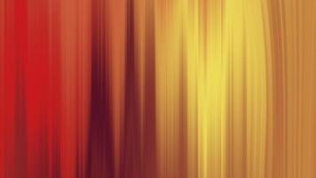 vibrerande abstrakt bakgrund med slät vertikal Färg gradienter, blandning från värma röd till ljus gyllene gul toner, skapande en dynamisk rörelse fläck effekt video