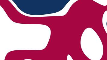 Dynamic abstract background with fluid organic shapes. Modern graphic in white, deep blue, and magenta tones, ideal for contemporary digital art and web projects video