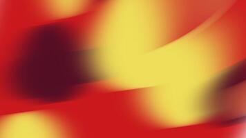 Vibrant Abstract Red and Yellow Gradient Background Featuring Dynamic Blurred Waves, Ideal for Modern Digital Displays, Web Design, and Creative Art Projects video