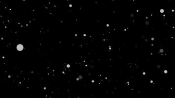 abstrakt digital partikel animering på svart bakgrund - rörelse grafik, bakgrund video