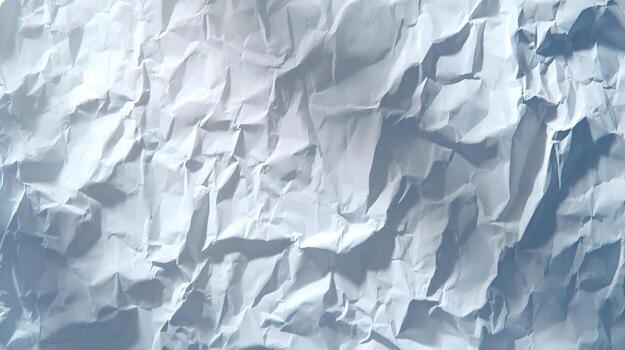 Crumpled Canvas of Light and Shadow Abstract Paper Texture for Design Resource photo