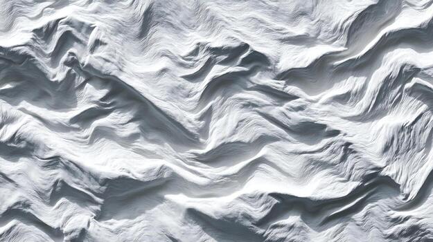 Subtle undulations. A high-resolution texture featuring flowing abstract shapes in gleaming white photo