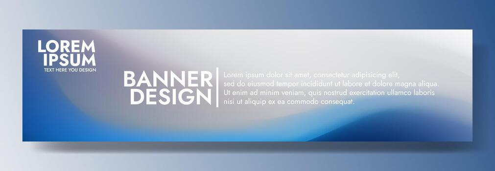 Modern Holographic Gradient Web Template vector