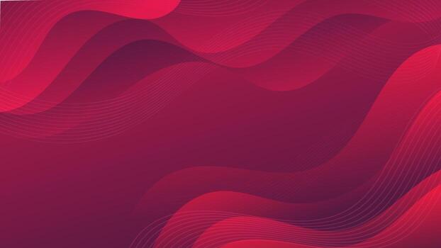 Deep Red and Magenta Wavy Abstract Background vector