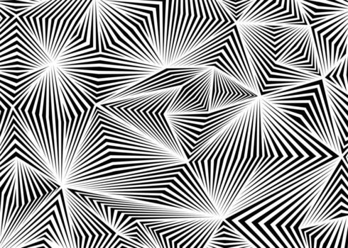 Abstract optical geometric stripe pattern background vector