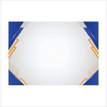 Modern border Template and background design vector