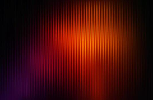 Ribbed glass background. Abstract warm gradient pattern with vertical lines and a soft blur effect. Modern and vibrant design element. vector