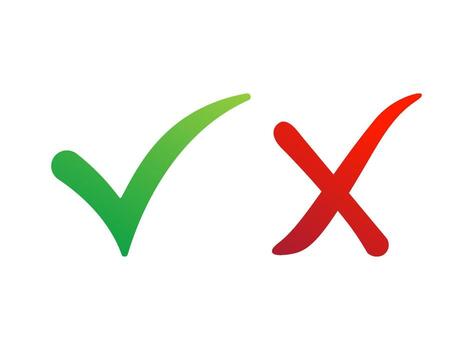 Checkmark right symbol tick sign. Icon for web design. Check mark icon. Simple modern design. vector