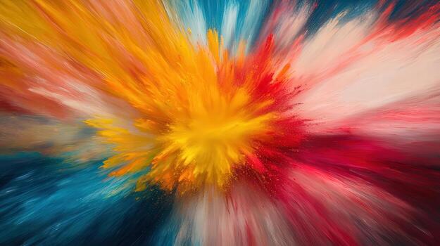 colorful explosion abstract background photo