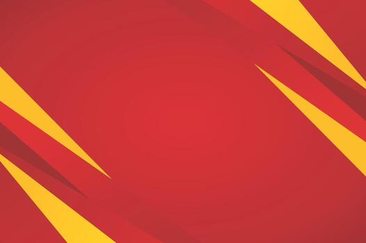 Bold Red Abstract Background With Yellow Angular Stripes For Dynamic Design Projects Creative Marketing Materials vector