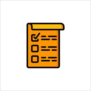 Checklist Icon Task List To Do List and Planning, survey vector